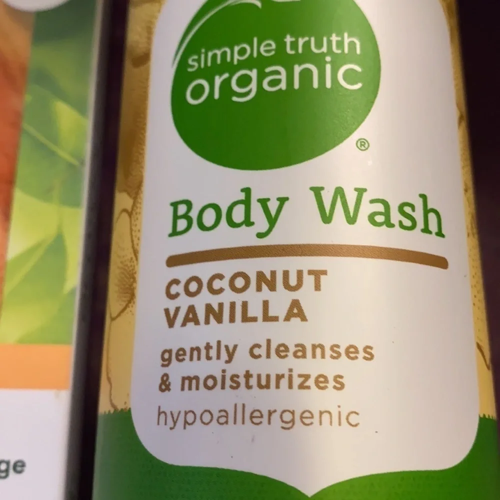 COCONUT Vanilla / Tea Tree Body Wash & Facial Cleansing Bundle Cleansing